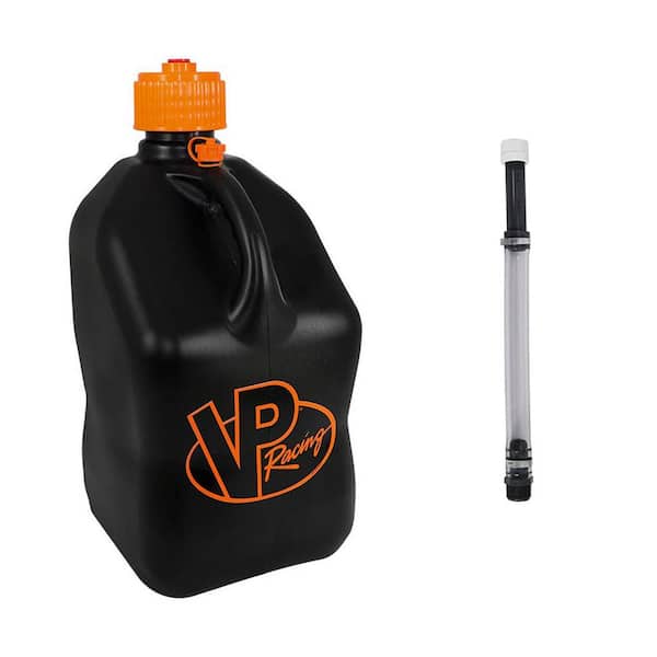VP Racing Fuels 5 Gal. Motorsport Racing Utility Jug + Deluxe 14 in. Hose Kit