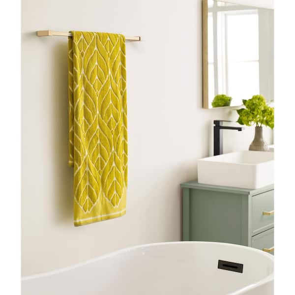 Monument 24 in. (610 mm) L Towel Bar in Champagne Bronze