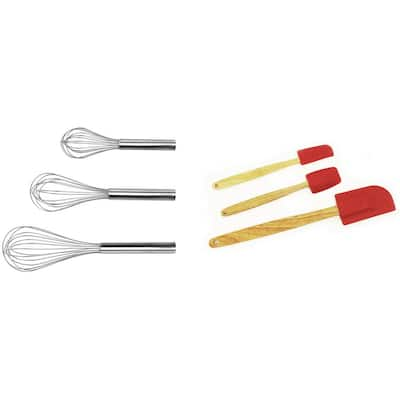 MARTHA STEWART Stainless Steel 9 in. Balloon Whisk 985116427M - The Home  Depot