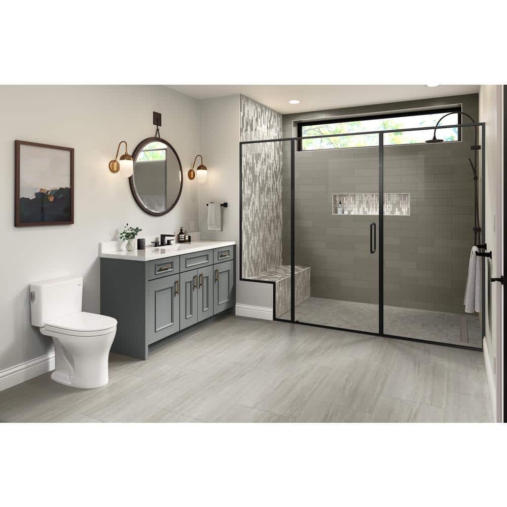 Taupe 4" x 16" Glossy Ceramic Subway Wall Tile