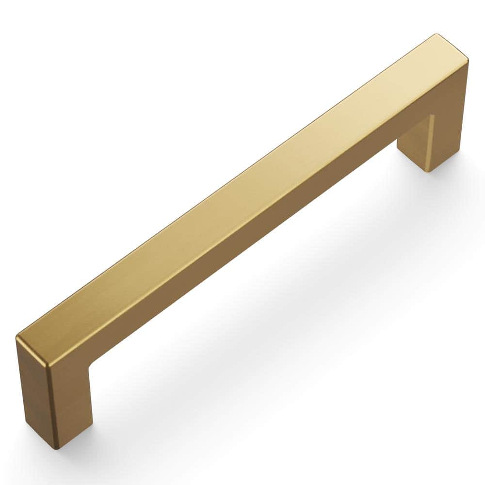 Champagne Bronze Modern Kitchen Cabinet Pulls, 3-3/4"