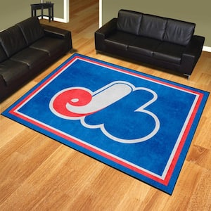 Montreal Expos 8ft. x 10 ft. Plush Area Rug