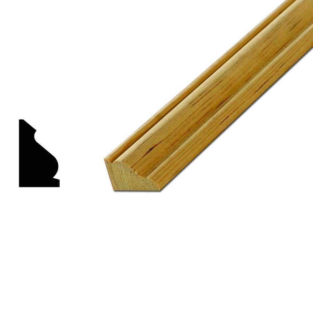 American Wood Moulding LWM210 1.1 in. W x 168 in. L Wood Moulding