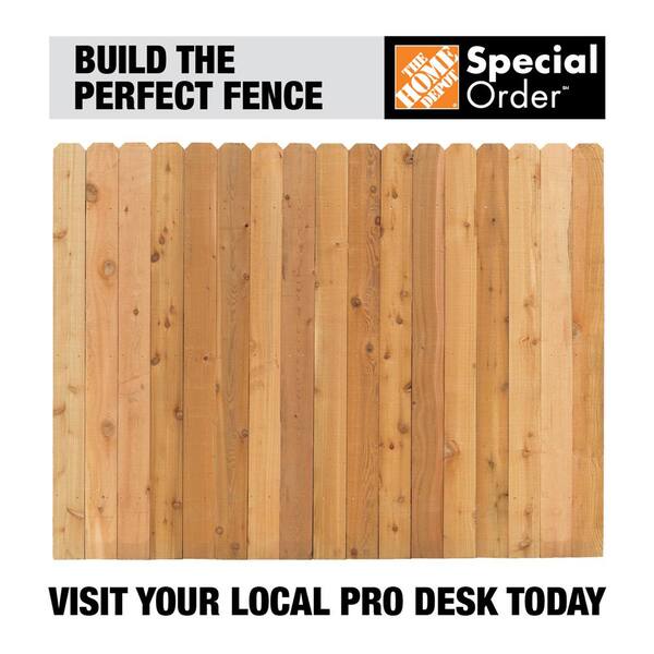 6ft dog ear fence