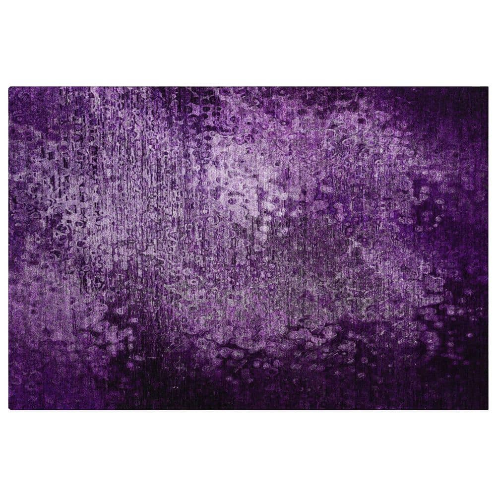 Dream Shag Premium Machine Washable Abstract ADS565 Purple 2 ft. x 3 ft. Accent Rug price history on PriceWatchPro