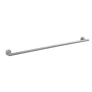 36 in. Wall Mounted Single Towel Bar in Brushed Nickel