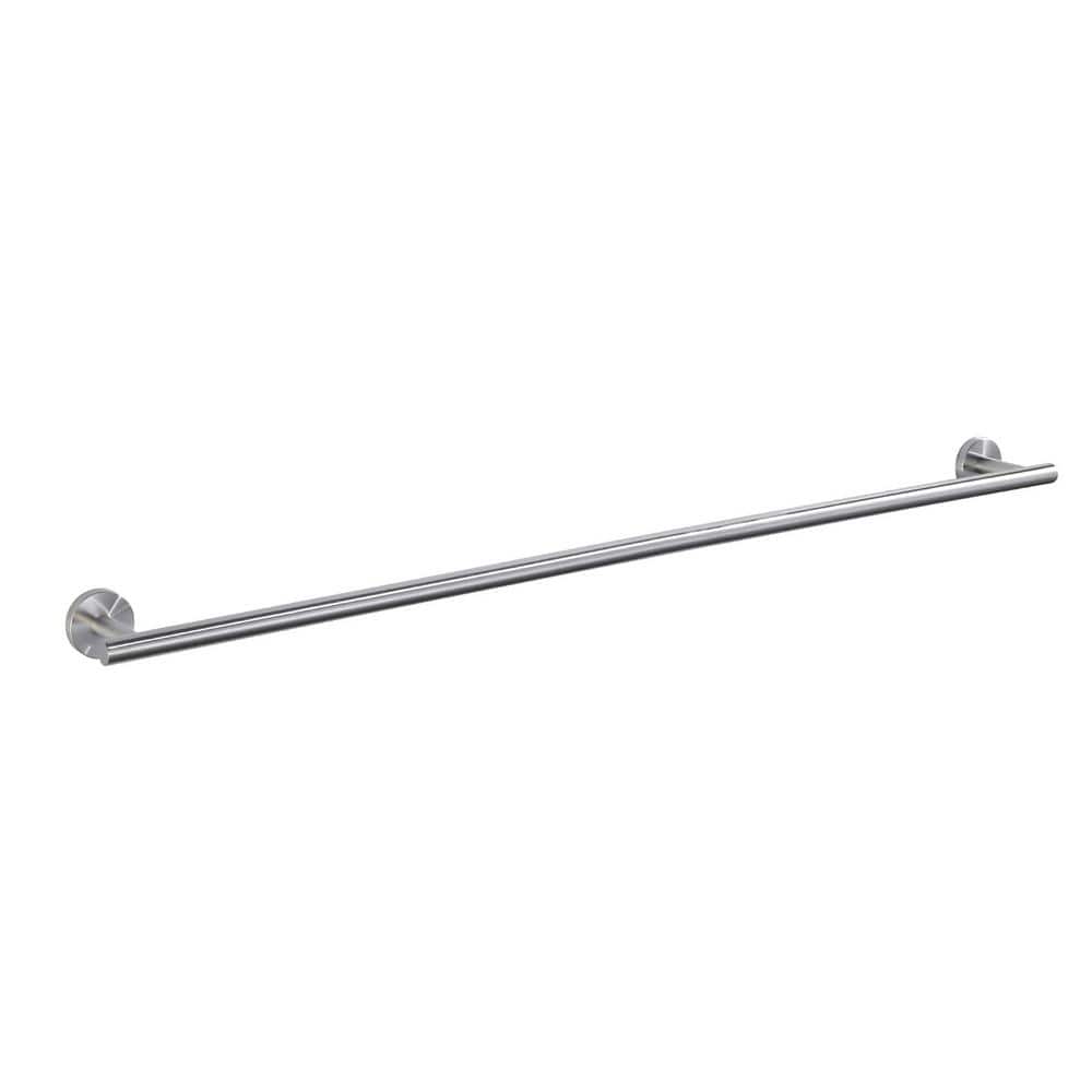 36 in. Wall Mounted Single Towel Bar in Brushed Nickel price history on PriceWatchPro