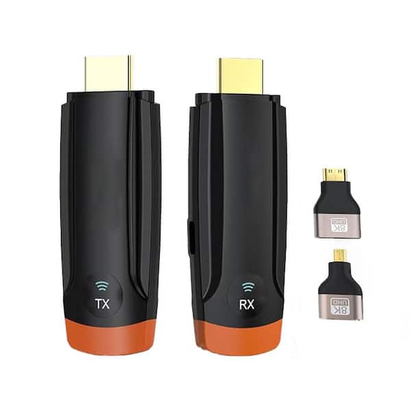 Wireless HDMI Transmitter and Receiver Kit, 1080P/60Hz, Dual-Band 2.4G/5G, Plug and Play