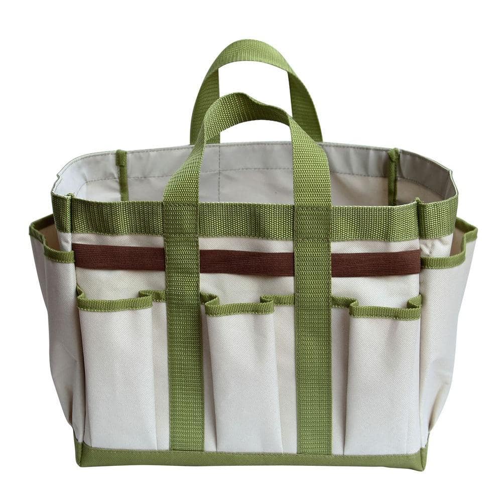Gardening Tote Bag Garden Tool Storage Organizer Multi-pockets Carry Case Pouch