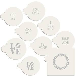 Sweetheart Sayings Cookie Stencil Bundle (9 Patterns)