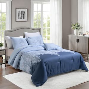 2 Piece All Season Bedding Twin size Comforter Set, Ultra Soft Polyester Elegant Bedding Comforters