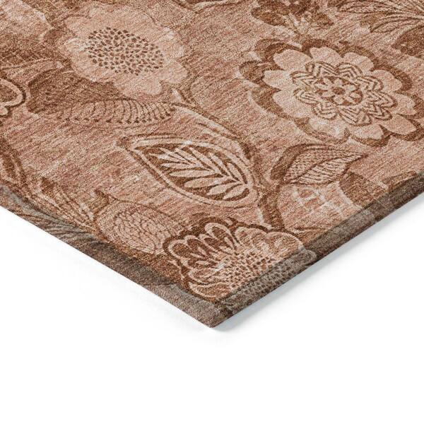 Chantille Machine Washable Indoor/Outdoor Abstract ACN1939 Terracotta 2 ft. x 3 ft. Accent Rug