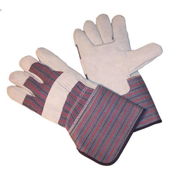 PIP 8800-XL Premium Leather-Palm Work Gloves, safety cuffs; size