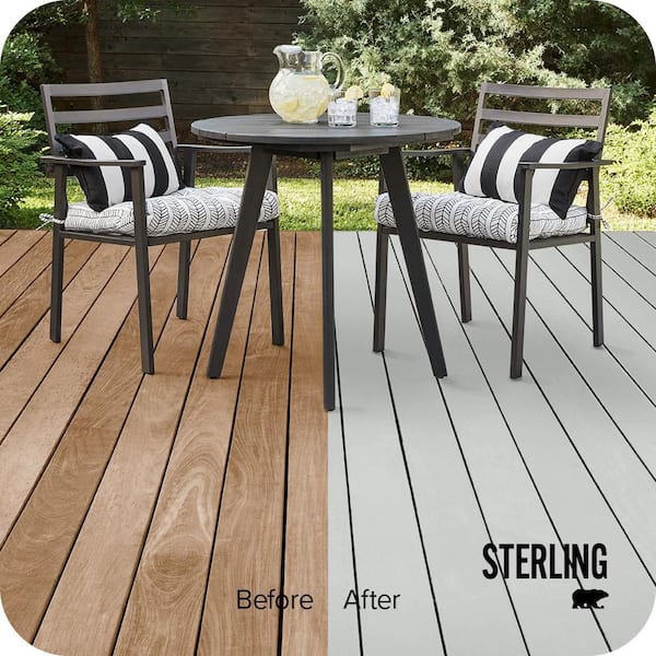 1 qt. #780E-3 Sterling Solid Color Waterproofing Exterior Wood Stain and Sealer