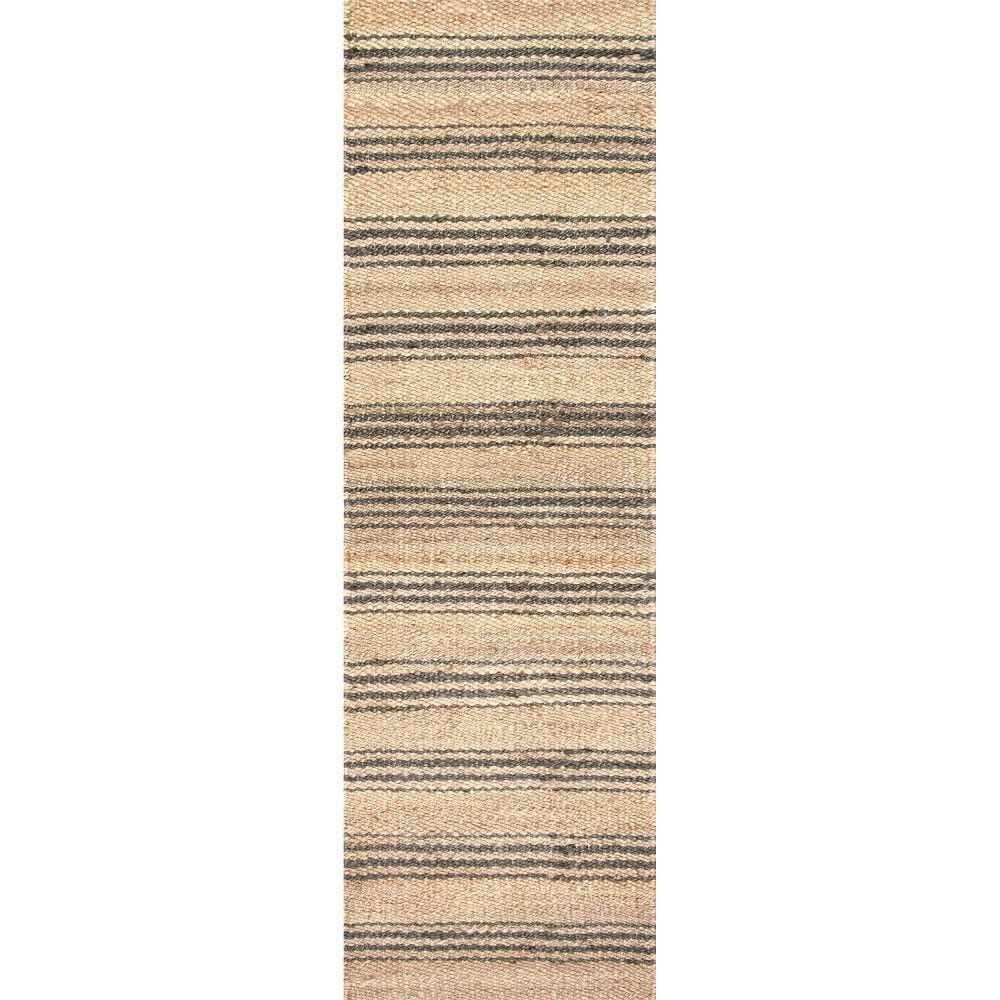 Sycamore Striped Jute Natural 2 ft. x 8 ft. Runner Rug price history on PriceWatchPro