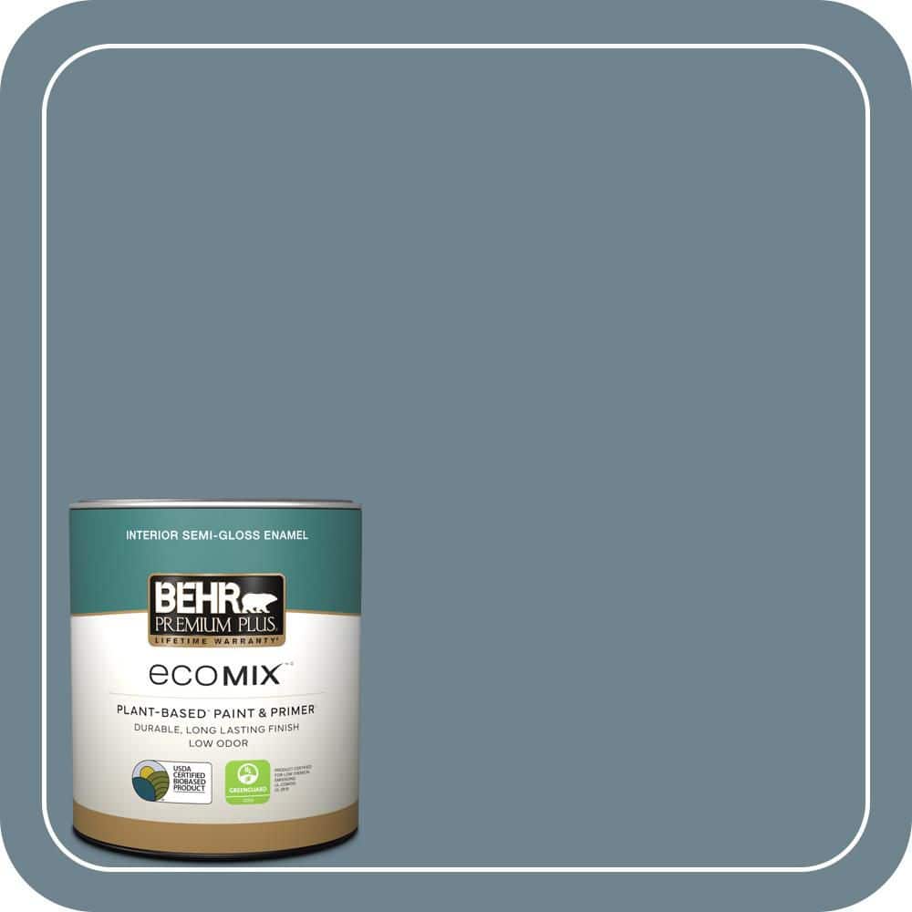 1 qt. #PPF-37 Rocky Creek Semi-Gloss Enamel EcoMix Plant-Based Interior Paint & Primer price history on PriceWatchPro