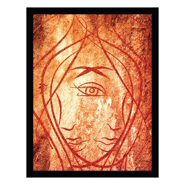 VENICE BEACH Collections Uniquely for Everyone Abstract Woman-Framed Print by Unknown Abstract Poster Art Print 18 in. x 14 in.