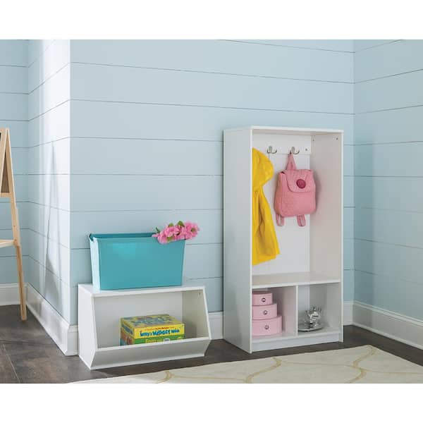Costway Green Kids Toy Storage Organizer with Bins and Multi-Layer Shelf  for Bedroom Playroom TY327808GN - The Home Depot