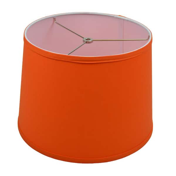 FenchelShades.com 12 in. Top Diameter x 14 in. Bottom Diameter x 10 in. Linen Carrot Slant Empire Lamp Shade
