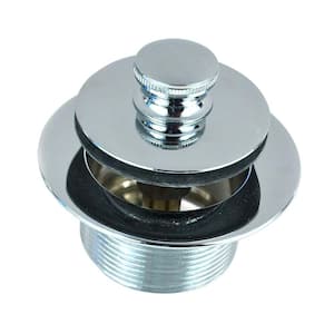 1.865 in. Overall Diameter x 11.5 Threads x 1.25 in. Push Pull Bathtub Closure in Chrome Plated