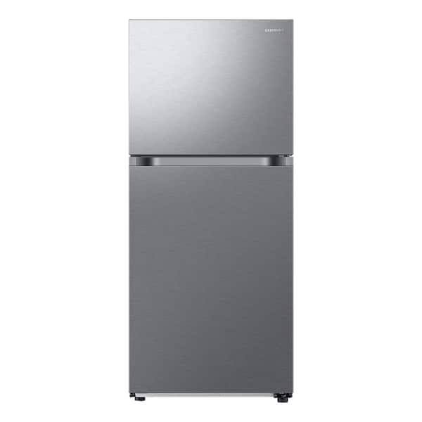 Samsung 18 cu. ft. Top Freezer Refrigerator with All-Around Cooling in Stainless Steel