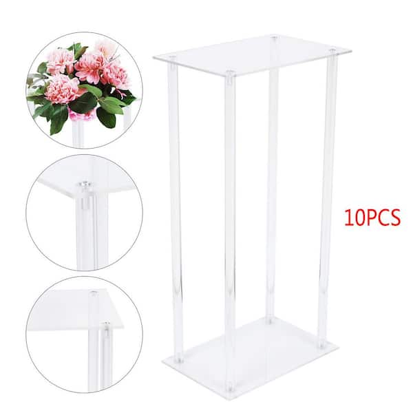 Acrylic Display Holder Clear Display Easel Stands Pedestal Small