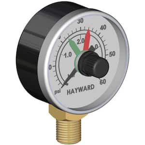 Boxed Pressure Gauge With Dial Replacement Part for Select Filters And Multiport Valves