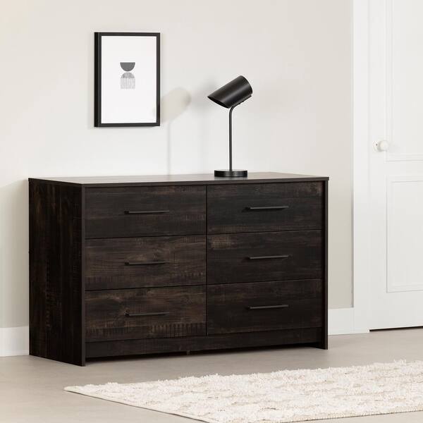 South shore deals black dresser