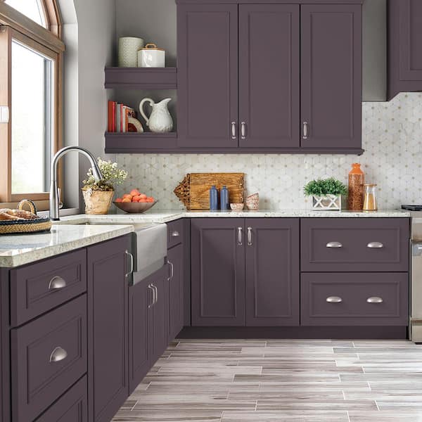 1 gal. #N100-6 Urban Legend Semi-Gloss Enamel Interior/Exterior Cabinet, Door & Trim Paint