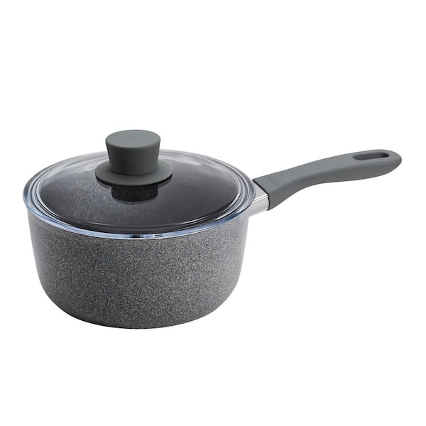 Parma Plus Ceramic 2.9 qt. Aluminum Ceramic Nonstick Saucepan with Lid