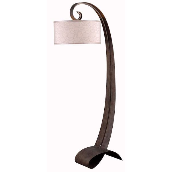 Kenroy Home Remy 64 in. Smoked Bronze Floor Lamp