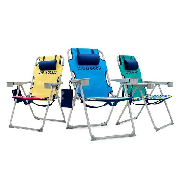 life is good beach chair with cooler