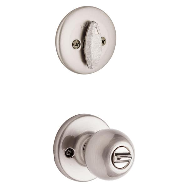Kwikset 690 Polo Satin Nickel Keyed Entry Knob and Single