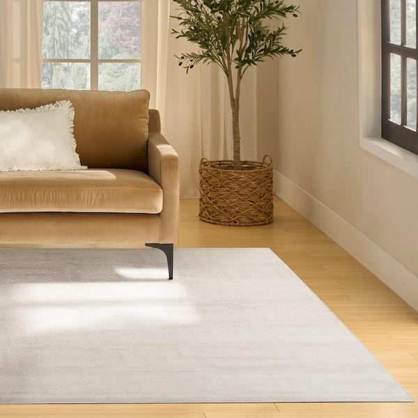 Nordic Ivory 8 ft. x 10 ft. All-over design Contemporary Area Rug