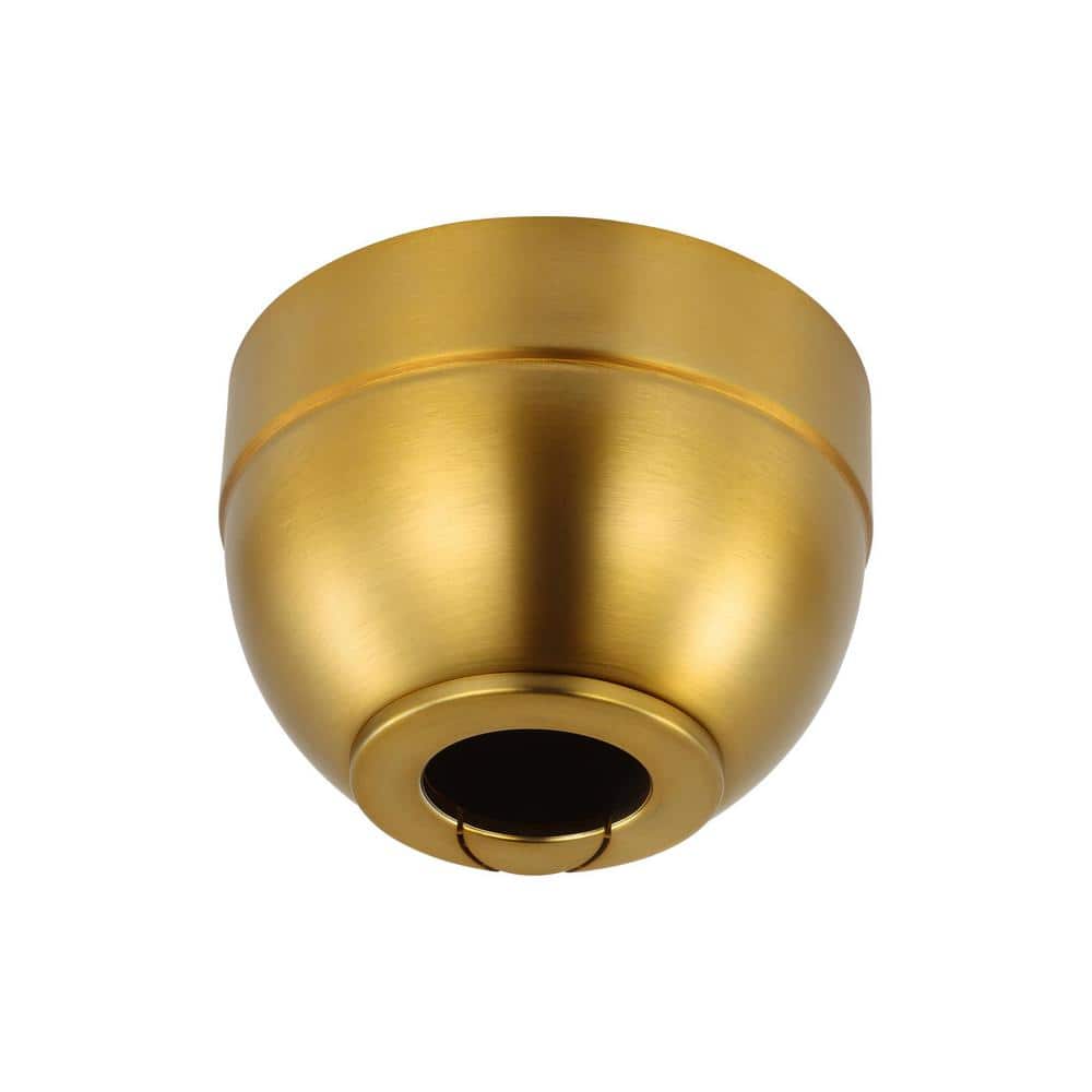 Generation Lighting Burnished Brass Ceiling Fan Slope Ceiling Mounting