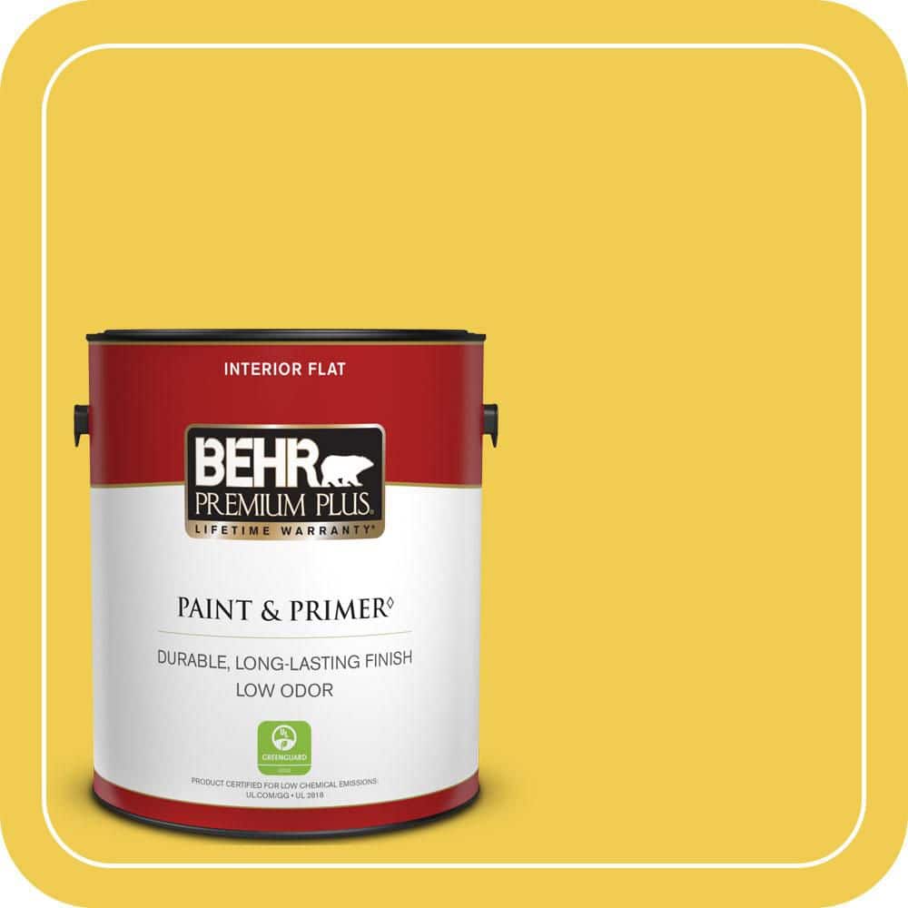 1 gal. #P310-6 Radiant Sun Flat Low Odor Interior Paint & Primer price history on PriceWatchPro