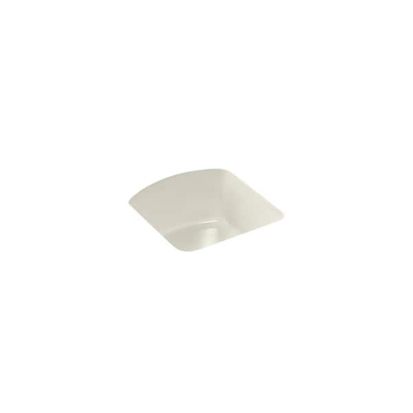 KOHLER Napa Biscuit 19 in. Cast Iron Undermount Bar Sink