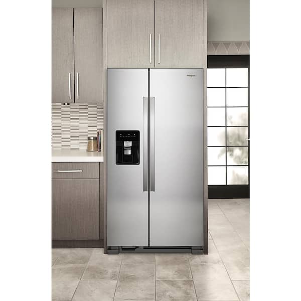 Whirlpool 24.6 cu. ft. Side by Side Refrigerator in Monochromatic