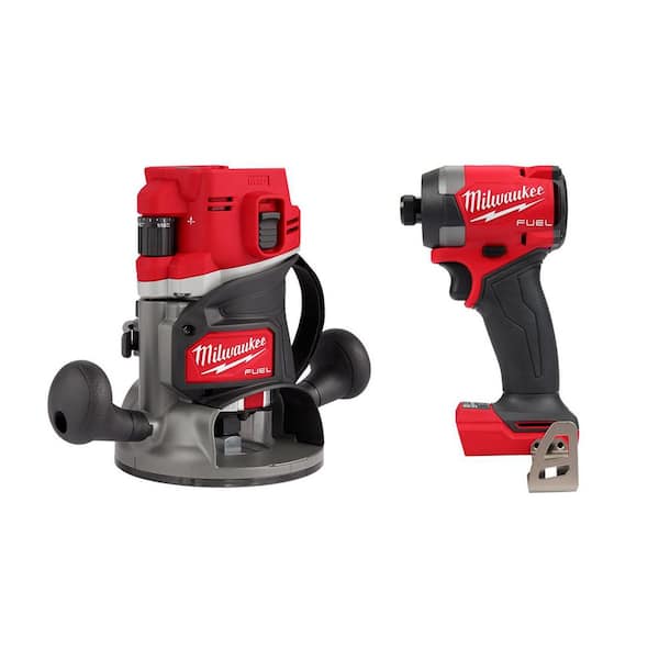 M18 FUEL 18V Lithium-Ion Cordless Brushless 1/2 in. Router w/ Impact Driver