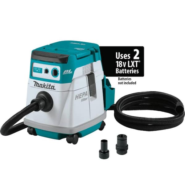 Makita 18V X2 LXT Lithium-Ion (36V) Brushless Cordless 4 Gallon Dry Dust Extractor, Tool Only