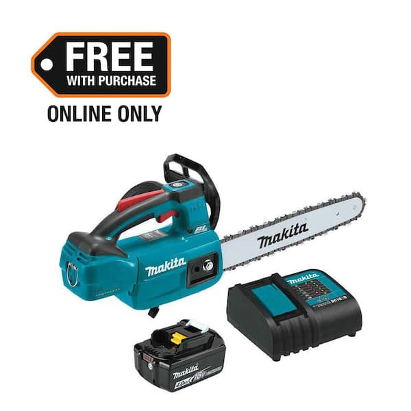 LXT 12 in. 18V Lithium-Ion Brushless Top Handle Electric Battery Chainsaw Kit (4.0 Ah)