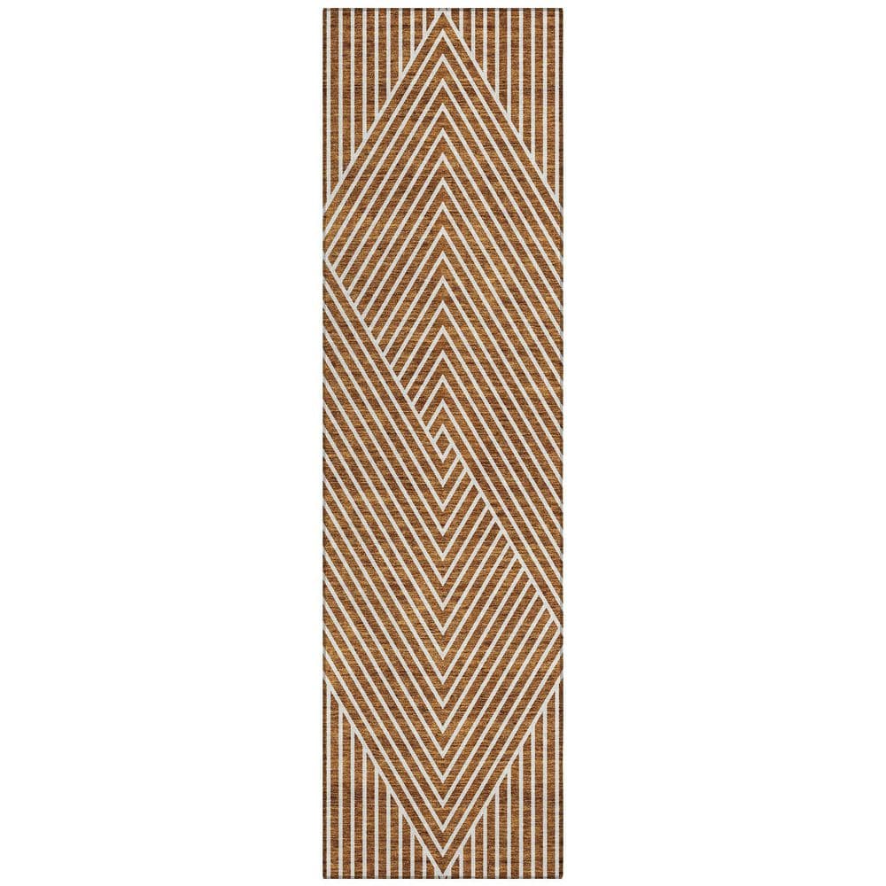 UPC 195843832892 product image for Chantille Machine Washable Indoor/Outdoor Abstract ACN937 Terracotta 2 ft. 3 in. | upcitemdb.com