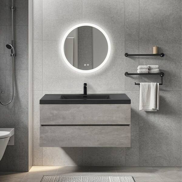 Feelive 41.93 in. W x 19.69 in. D x 22.44 in. H Wall-Mounted