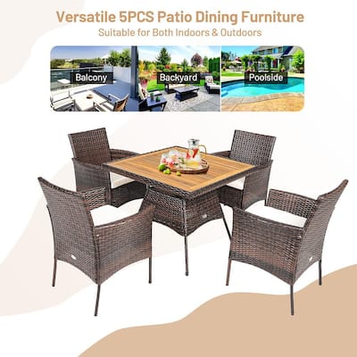 Wood Patio Tables Furniture The Home Depot Wood Patio Tables Furniture, 2×4 Outdoor Furniture Plans Free
