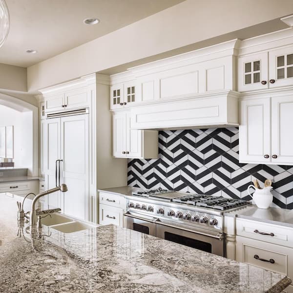 Porto Capri Hex Black 8-5/8 in. x 9-7/8 in. Porcelain Floor and Wall Tile (11.5 sq. ft./Case)