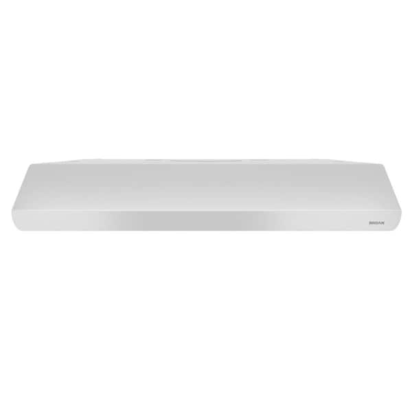 Broan-NuTone Sahale BKSA1 30 in. 300 Max Blower CFM Convertible Under-Cabinet Range Hood with Light in White