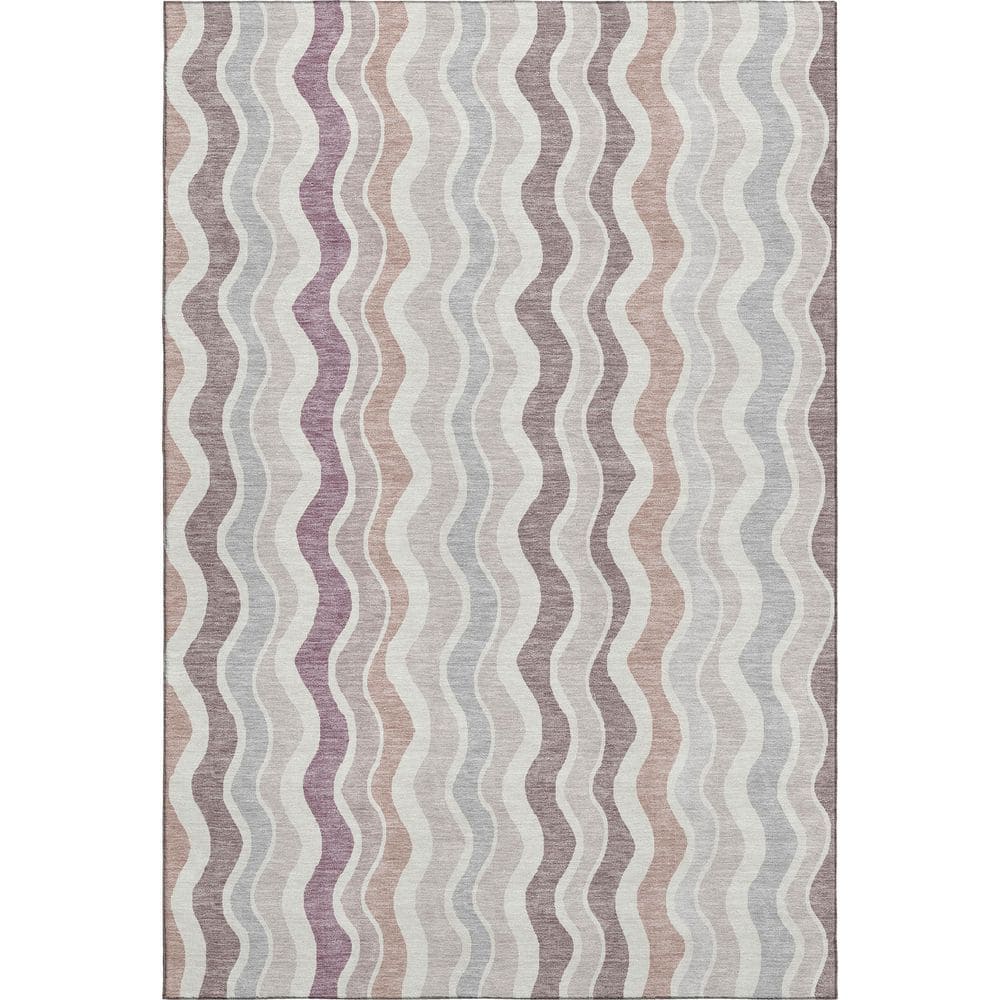 Mayfield Premium Machine Washable Abstract AMF2342 Blush 5 ft. x 7 ft. 6 in. Area Rug price history on PriceWatchPro