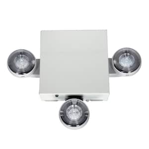 Atlite 3-Head 0.78W Integrated LED Commercial Grade Emergency Light w/ NiCad battery, Self-Diagnostic