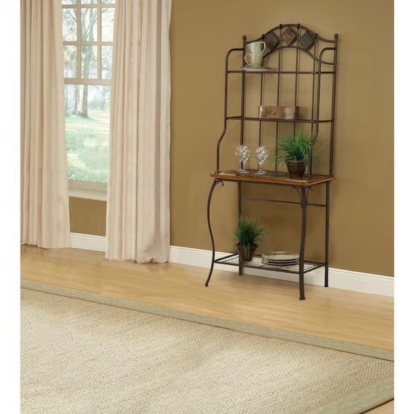 Hillsdale Furniture Lakeview Brown Baker's Rack