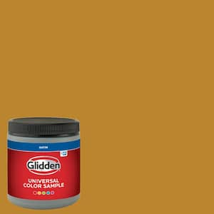 8 oz. PPG1208-7 Gothic Gold Satin Interior Paint Sample